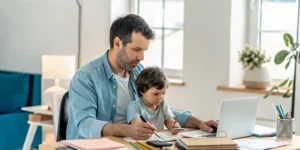 Family comparing homeschool funding options by state