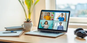 Live bilingual classes for children living abroad.