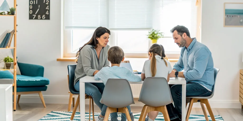 North Carolina family exploring online school funding options with ESA+ program