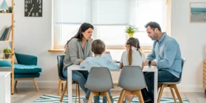 North Carolina family exploring online school funding options with ESA+ program