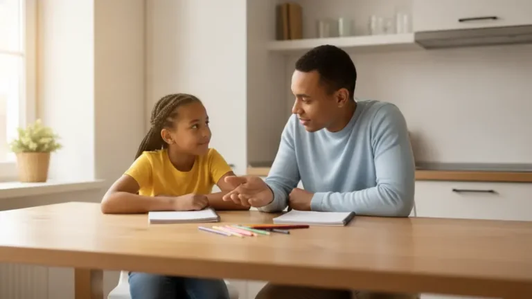 Parent and student planning Washington state homeschool laws at home